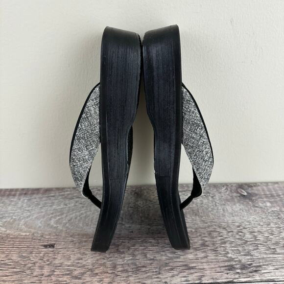 Aerothotic Sandals Women's EU 37 US 6 Arch Support Comfort Beach Flip Flop Gray - Picture 3 of 12